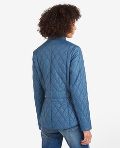 Barbour Cavalry Quilted Jacket China Blue