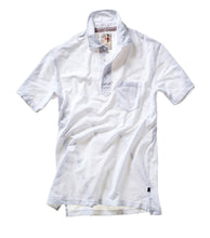 Load image into Gallery viewer, Relwen Men&#39;s Pique Slot Polo in White
