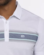 Load image into Gallery viewer, Travis Mathew Lime On the Rim Polo in White
