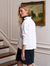 Load image into Gallery viewer, Frank &amp; Eileen Triple Fleece Popover Henley in White

