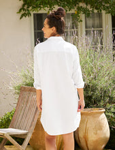 Load image into Gallery viewer, Frank &amp; Eileen Classic Shirtdress in White Tattered Denim

