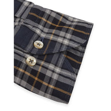 Load image into Gallery viewer, Stenstroms Casual Checked Oxford Shirt in Blue
