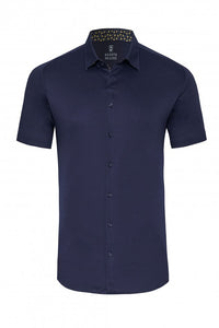 Desoto S/S Solid Jersey Shirt in Navy