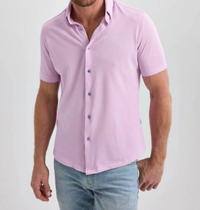 Stone Rose SS Pique Lavender Shirt