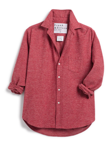 Frank & Eileen Relaxed Button-up in Heather Red