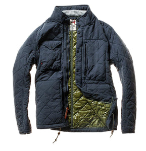 Relwen Quilted Tanker in Navy