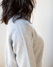 Load image into Gallery viewer, AC Boxy 3/4 Sleeve Crew with Back Yoke in Sweatshirt

