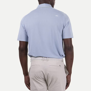 KJUS Savin Structure S/S Polo in Blue Fog