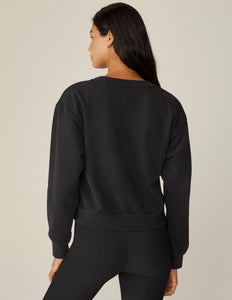 Beyond Yoga On the Go Pullover in Black