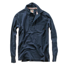 Load image into Gallery viewer, Relwen Men&#39;s Loopback Long Sleeve Polo in Navy
