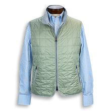 Load image into Gallery viewer, Italian Quilt Vest in Sage
