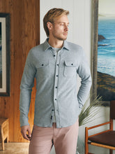 Load image into Gallery viewer, Faherty Men&#39;s Legend Sweater Shirt in Grey
