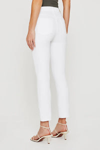 AG Women's Mari Crop Jean in Aesthetic White