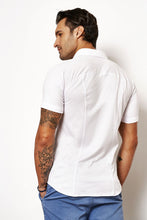 Load image into Gallery viewer, Desoto S/S Solid Jersey Shirt in White
