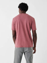Load image into Gallery viewer, Faherty Men&#39;s Sunwashed Pocket Tee in Plum Wine
