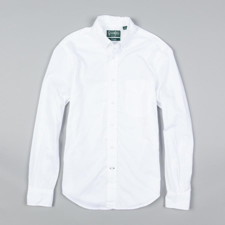 Gitman Vintage Oxford Shirt in White