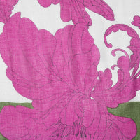Women's Kinross Scroll Floral Print Scarf in Black Cherry Multi