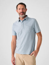 Load image into Gallery viewer, Faherty Men&#39;s Sunwashed Polo in Blue Breeze
