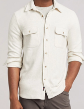 Load image into Gallery viewer, Faherty Men&#39;s Legend Sweater Shirt in Off White
