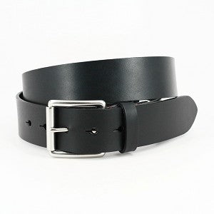 Torino Belts Hand Burnished Bridle Leather color: Black