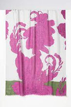 Load image into Gallery viewer, Women&#39;s Kinross Scroll Floral Print Scarf in Black Cherry Multi
